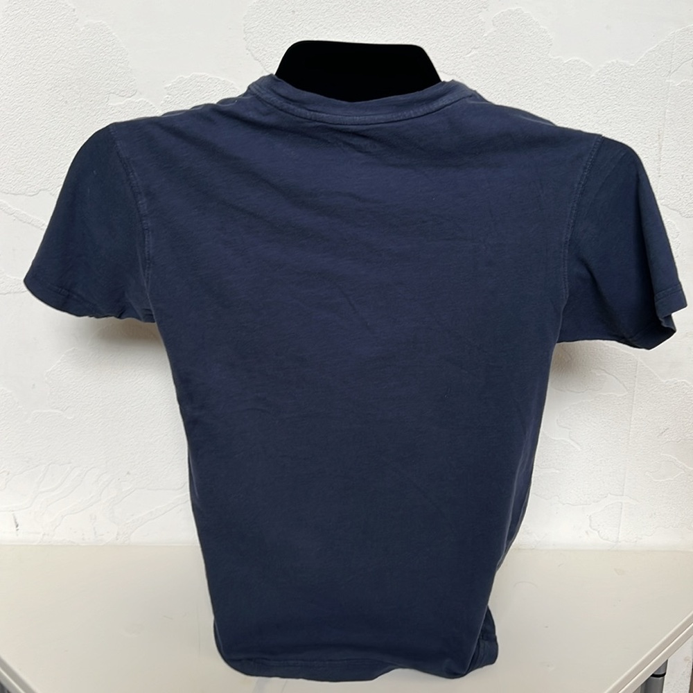 Colosseum Men’s Navy Orange PEPPERDINE WAVES Graphic Short Sleeve T-shirt Size M - Picture 3 of 6